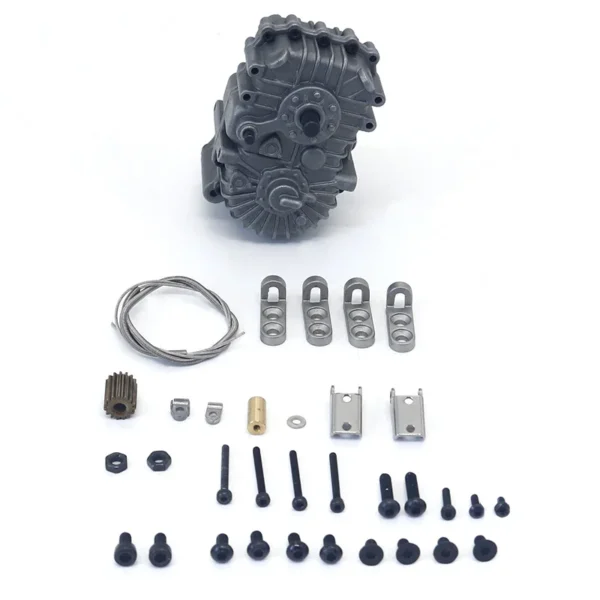 1:14th Scale Metal 450 Planetary Gearbox for Tamiya RC Truck Tipper SCANIA 770S VOLVO BENZ MAN TGX JDM Car Upgrade Accessories - Image 3