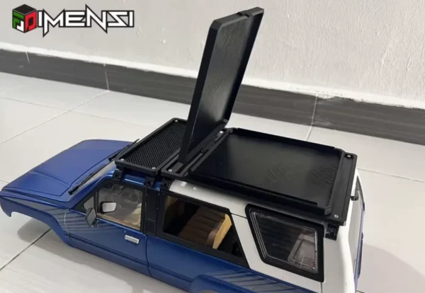 RC4WD 1985 Trail Finder 2 TF2 4Runner Hard Body Roof luggage rack and folding tent (shell) - Image 3
