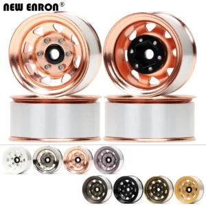 46mm Aluminum Alloy 1.55 inch Beadlock Wheel Hub Rim for RC Car 1/10 D90 TF2 Tamiya CC01 LC70 MST JIMNY Axial 90069
