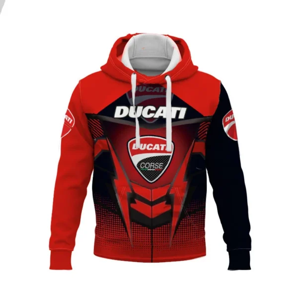 Hot Selling Ducati Racing Printed Pattern Men's Fashion Hoodie Daily Street Trend Comfortable Top Large Size Outdoor Sport Suit - Image 4