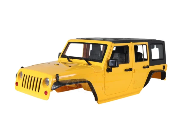 313mm Wheelbase Jeep Wrangler JK Rubicon 4 Door Hard Body Shell Kit for 1/10 RC Crawler Car Axial SCX10 90046 90047 RGT EX86100 - Image 8