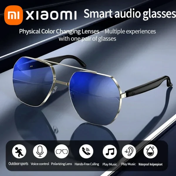 Xiaomi New Cross border Popular Smart Ai Bluetooth Glasses For Business Calls Tws Bluetooth Earphones And Smart Glasses