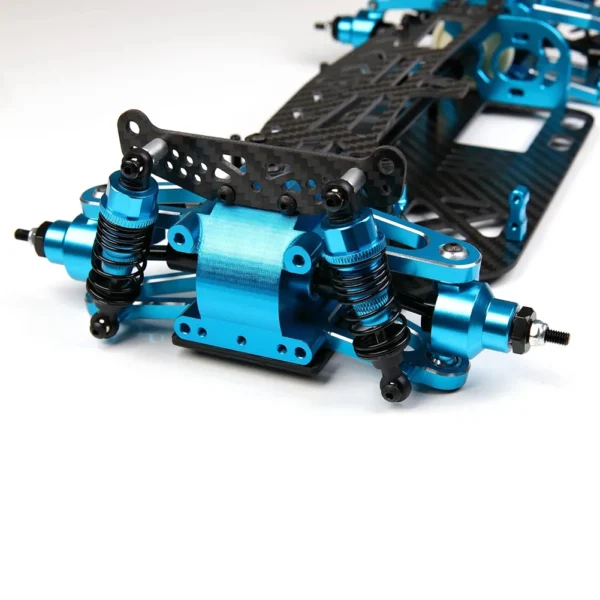 TT01 1/10 Aluminum Carbon Fiber Frame Chassis Upgrade RC Chassis Shaft Drive Touring Car for Tamiya TT01 Frame Kit Shaft Drive - Image 4