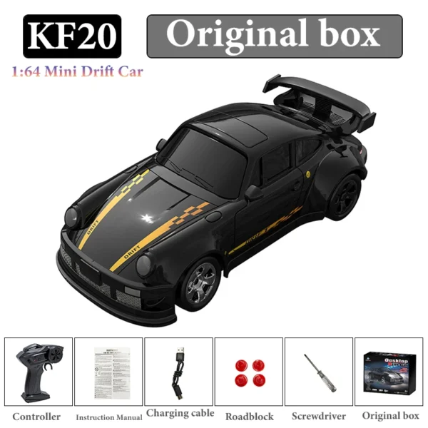 2025 New 1/64 Rc Drift Car Four Wheel Remote Control Car Racing Car Full Proportions Desktop Competition Toys Boys Perfect Gifts - Image 7