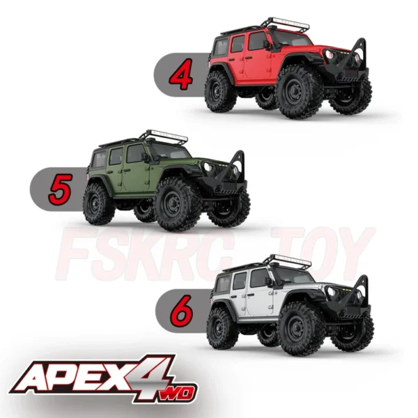 New 2025 HB R1604 R1606 1:16 wrangler Rc Remote Control Model Simulation Car 4WD Off road climbing car Boys' toy - Image 5