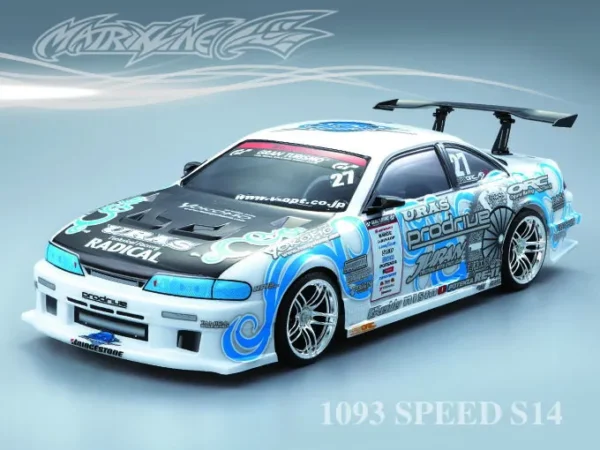1/10 Speed Silvia S14 drift RC PC Body Shell 195mm Width Lampshade Transparent No Painted Drift Body For RC Hsp Hpi Trax Tamiya - Image 2