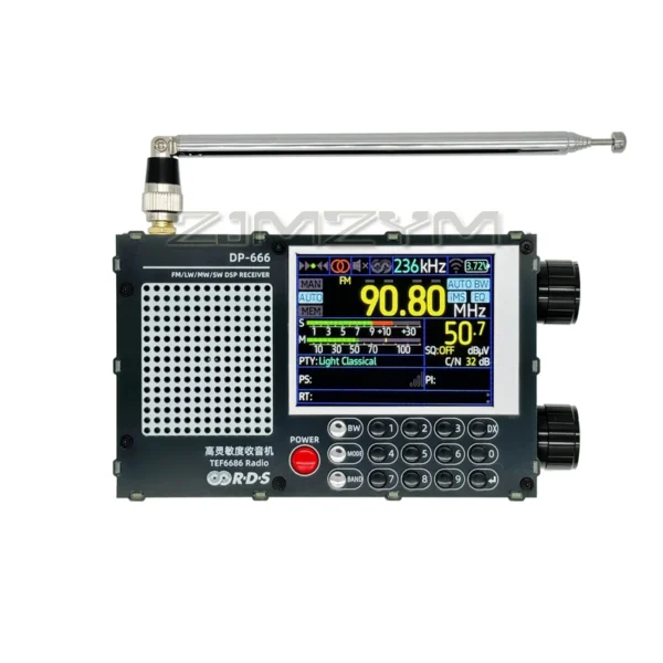 TEF6686 DSP Radio DP 666 High Sensitivity Full Band FM AM FM Shortwave 2.8 inch 320x240 Resolution 3.7V/5000mAh - Image 6
