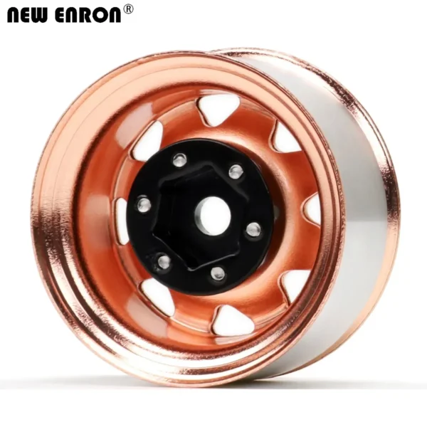 46mm Aluminum Alloy 1.55 inch Beadlock Wheel Hub Rim for RC Car 1/10 D90 TF2 Tamiya CC01 LC70 MST JIMNY Axial 90069 - Image 5