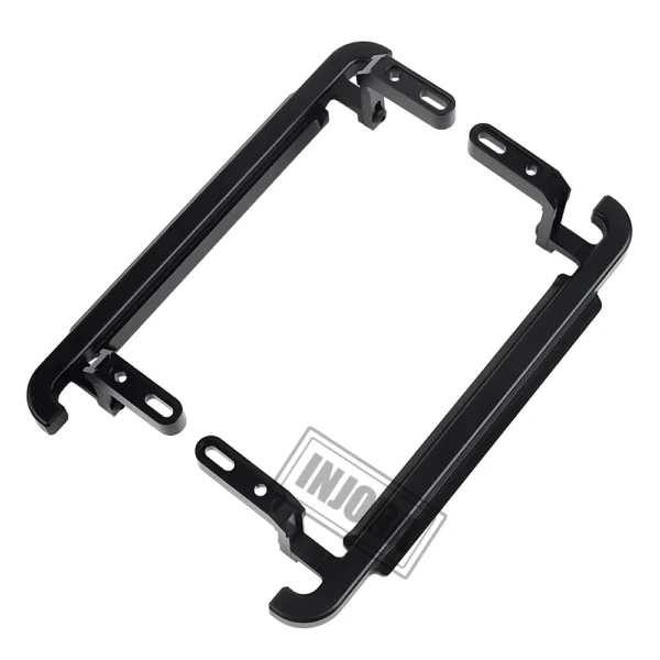 INJORA 2PCS Metal Black Side Pedal Rock Sliders for 1/10 RC Crawler Car TRX4 TRX 4 - Image 3