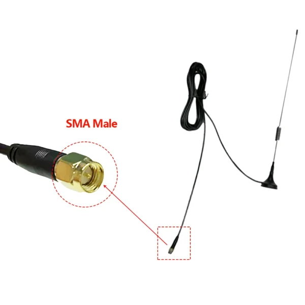 HTOOL SDR V4 Software Defined Radio Receiver RTL SDR V4 RTL2832U 1PPM TCXO HF BiasT SMA Software Defined Radio + Antenna - Image 5