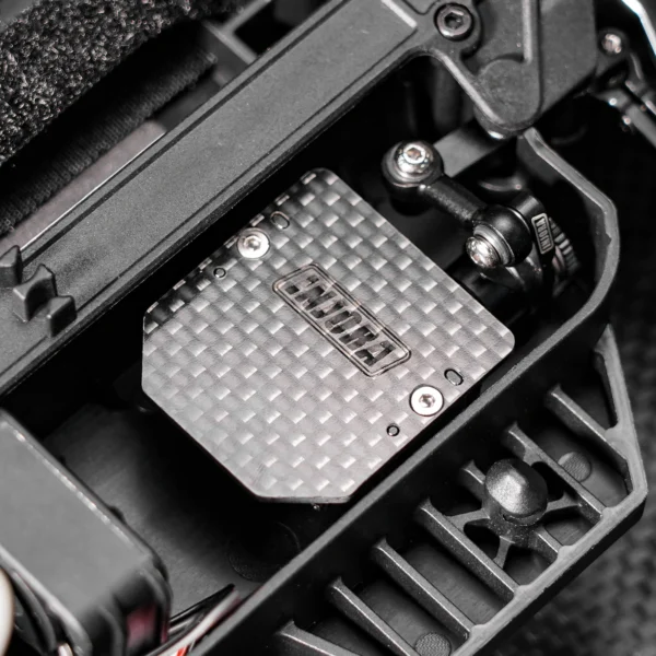 Servo-Mount: INJORA Carbon Fiber & Aluminum Servo Mount for 1/16 Arrma Mojave Grom 1/12 Losi Nascar - Image 6