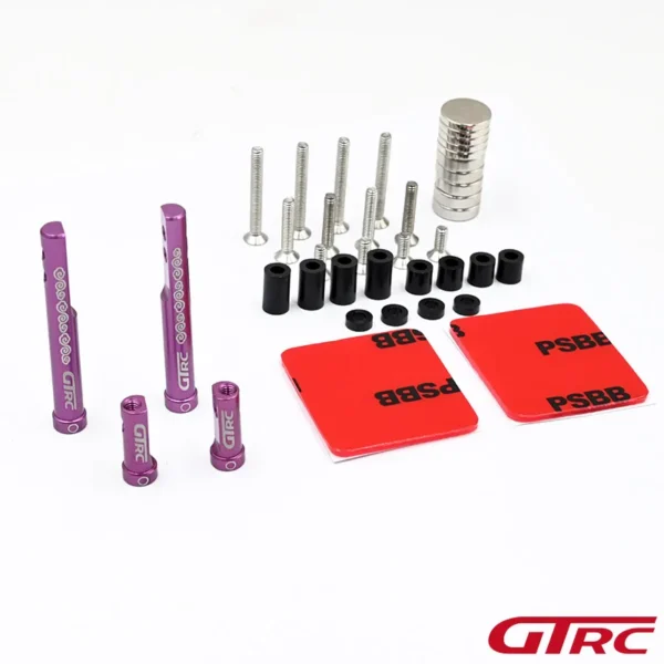 Invisible magnetic suction metal car shell column suitable for 1:10 RC drift car 3RACING D5S/D5/D5MR/YD2/YD 2/RDX - Image 2
