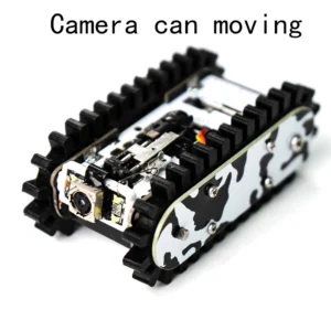[Moving camera car] Esp32 Remote Control Tank Model Metal Chassis Tractor Crawler Balance Car Mount Truck Robot Chassis for Wifi RC Scout Robot Car