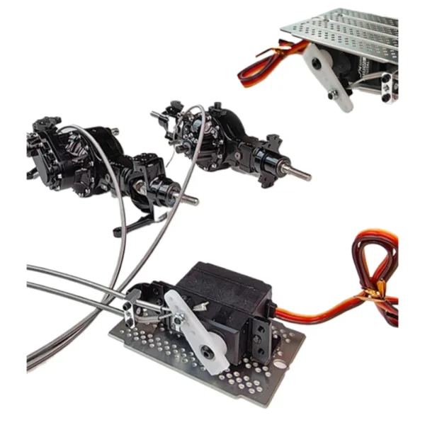 Lock Differential Servo Control Anti skid Board Servo Grinding Disc for Tamiya 1/14 RC Truck Scania 770s 1/14 Tractor DIY Parts - Image 2