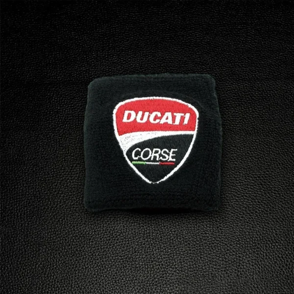 Motorcycle Embroidery Front Fluid Oil Brake Reservoir Sock Cover for Ducati Monster Panigale Diavel Superleggera V4 V2 Scrambler - Image 7