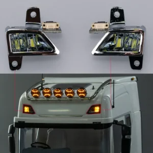 [for 770S] JUWUBA RC Truck Roof Lights Lighting Control Board for 1/14 Tamiya SCANIA 770S R620 Volvo FH16 BENZ Arocs MAN TGX Car