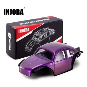 INJORA BUG24 Body with Roll Cage for 1/24 Axial SCX24 C10 JLU Bronco Base Camp 4Runner