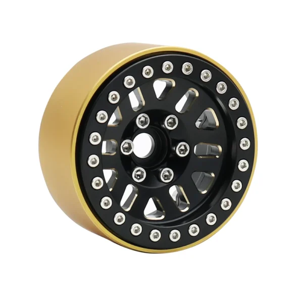 240g/1Pcs Brass Heavy 1.9Inch Beadlock Wheel Rim Hub for 1/10 RC Crawler Car TRX4 TRX6 Axial SCX10 III AXI03006 YK4082 - Image 6