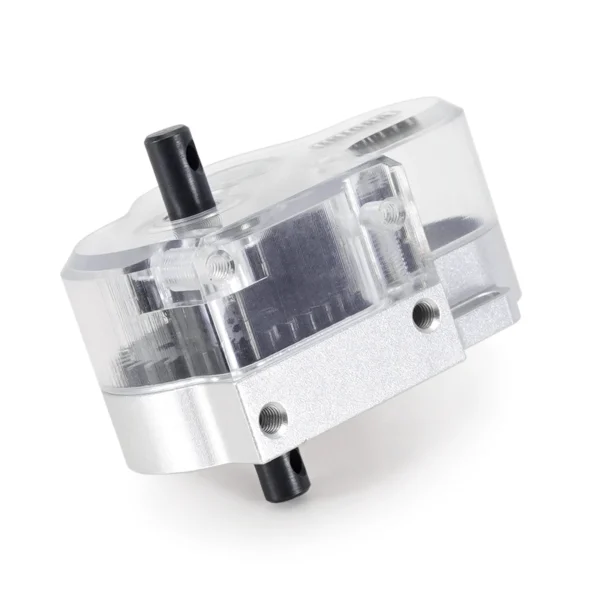 INJORA LCG Transmission Complete Gearbox with Clear Cover for 1/10 RC Crawler SCX10 SCX10 II Upgrade - Image 6