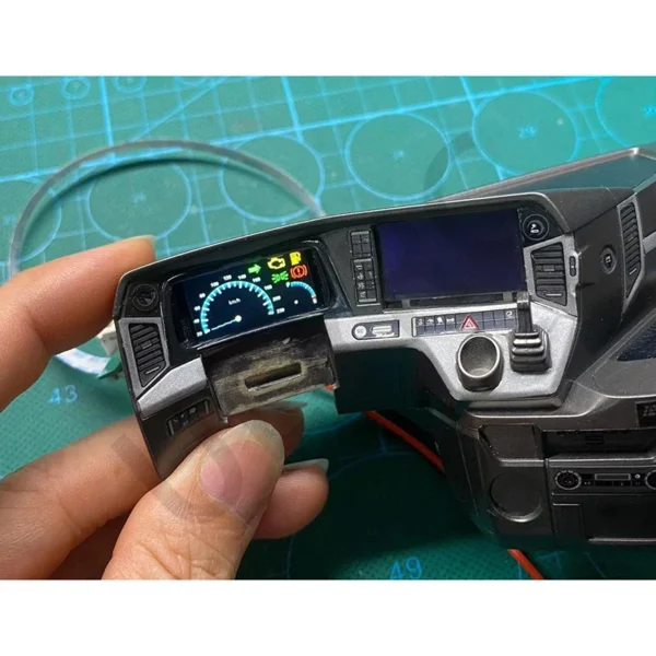 RC Crawler Car LED Linkage Color Display Simulation LCD for 1/10 Traxxas TRX4 Defender Axial SCX10 III RC4WD D90 YIKONG 4083 - Image 4
