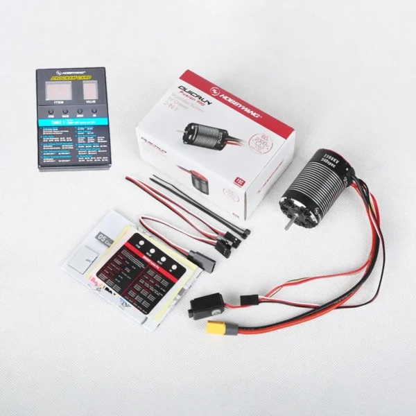 HOBBYWING QUICRUN Fusion PRO 2 IN 1 60A 2300KV Brushless Motor ESC Integrated for 1/8 1/10 RC Remote Control Model Car Crawler - Image 8