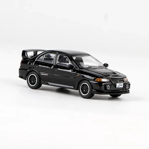 Hu.Boss 1/64 Lancer Evolution Ⅴ Sports Car Diecast Model Car Metal Chassis Shock Absorption Collection Model Ornaments - Image 3