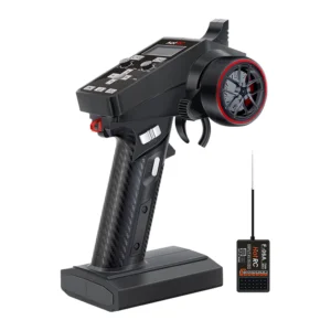 [CT 6A with F 06A] HOTRC CT 6A 2.4GHz 6CH Remote Control Radio System Transmitter LCD Screen Display With F 06A Receiver For RC Car Tank Boat
