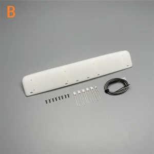 [A for man With light] LED 1 Set Simulation Plastic White Sun Visor for 1/14 Tamiya RC Truck Car Scania 770S BENZ 3363 VOLVO FH16 MAN Diy Parts Toys
