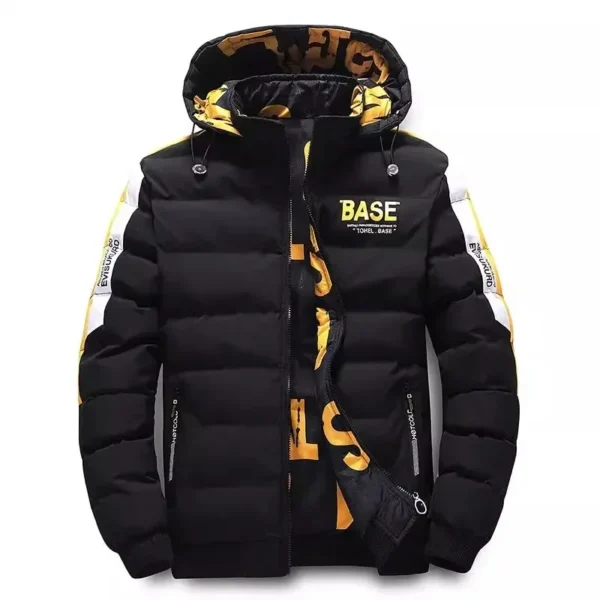 Men Autumn Winter Cotton Jacket Warm Comfortable Padded Thickened Down Jacket 2025 New Double Sided Clothes Removable Cap M 6XL - Image 6