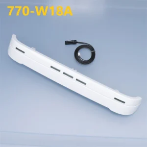 [A  for Scania 770s] LED 1 Set Simulation Plastic White Sun Visor for 1/14 Tamiya RC Truck Car Scania 770S BENZ 3363 VOLVO FH16 MAN Diy Parts Toys