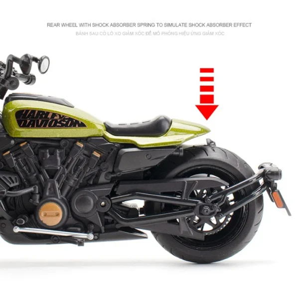 1:12 Alloy Harley Davidson Sportster S Racing Motorcycle Model Diecast Street Sports Motorcycle Model Kids Toy Gift - Image 3