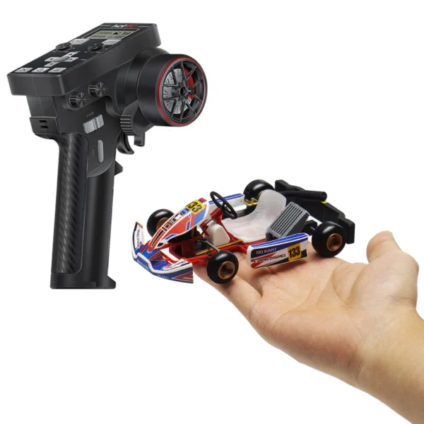 Minimum RC Sengi Kart 80 /Retro Racer Micro Scale RC Car Go Kart Complete One includes Everything - Image 5