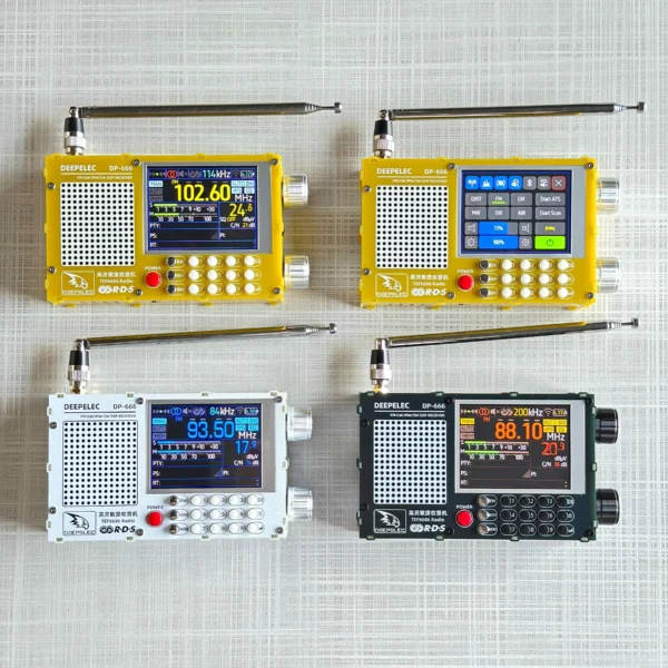 DP 666 TEF6686 Radio High Sensitivity Full Band FM AM LW MW SW Shortwave ESP32 RDS 2.8 inch IPS LCD DEEPELEC - Image 2