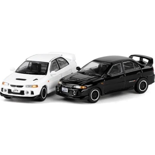 Hu.Boss 1/64 Lancer Evolution Ⅴ Sports Car Diecast Model Car Metal Chassis Shock Absorption Collection Model Ornaments - Image 4