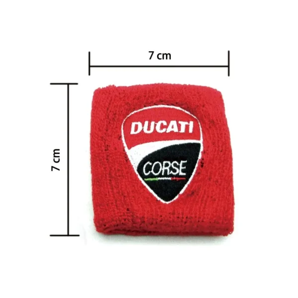 Motorcycle Embroidery Front Fluid Oil Brake Reservoir Sock Cover for Ducati Monster Panigale Diavel Superleggera V4 V2 Scrambler - Image 5