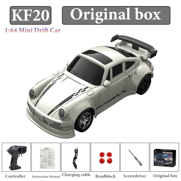 2025 New 1/64 Rc Drift Car Four Wheel Remote Control Car Racing Car Full Proportions Desktop Competition Toys Boys Perfect Gifts - Image 8