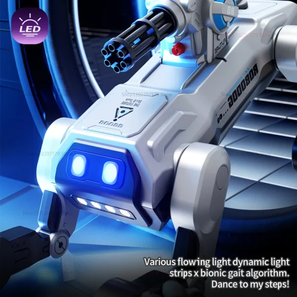 2025 New 2.4G Remote Control Robot Dog with Singing Dancing Follow Mode 360ﾂｰ Rotating launching Cannon Puppy Toys Gifts For Kid - Image 3