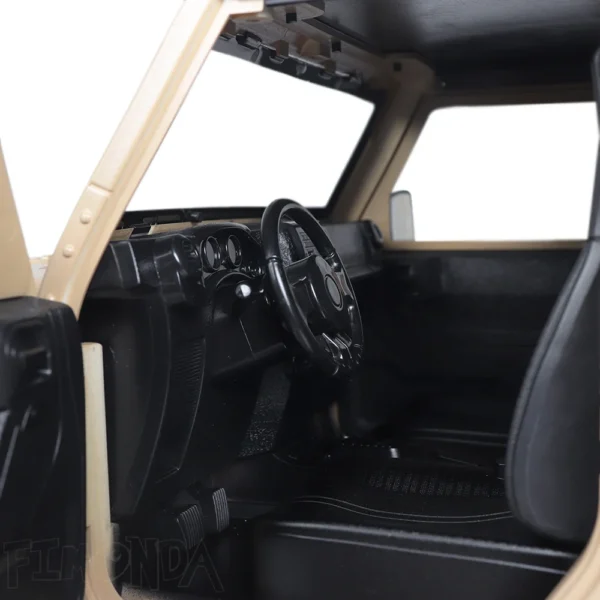 313mm Wheelbase Jeep Wrangler JK Rubicon 4 Door Hard Body Shell Kit for 1/10 RC Crawler Car Axial SCX10 90046 90047 RGT EX86100 - Image 5