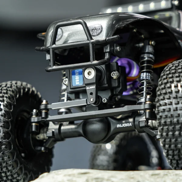 INJORA 7KG Waterproof 2065 Servo with Mount & Arm for 1/24 Axial SCX24 - Image 6