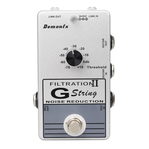 [G String] Demonfx High quality Guitar Effect Pedal Wah Distortion Overdrive Delay Reverb Compressor Booster Pedal