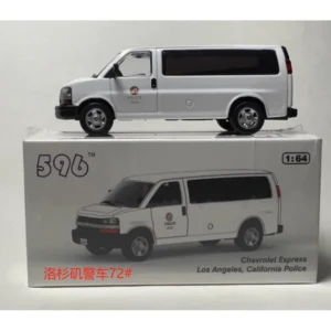 596 Model 1/64 alloy car model Express VAN New York & Chicago painted truck version