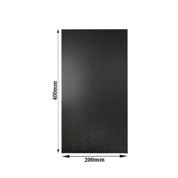 200x400mm Full 3K Carbon Fiber Board Sheet High Strength Carbon Fiber Plate Thickness 2mm - Image 3