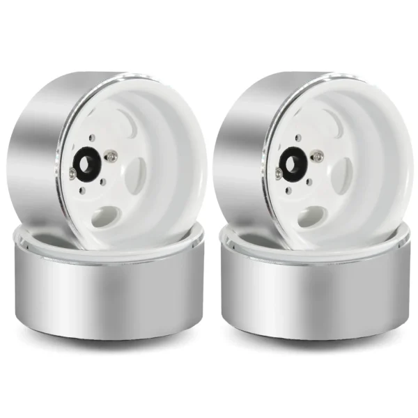 RC 4pcs Metal Deep Dish 1.9” Beadlock Wheel Rim Negative Offset for 1/10 RC Crawler Car Axial SCX10 Pro Capra Traxxas TRX4 D90 - Image 7