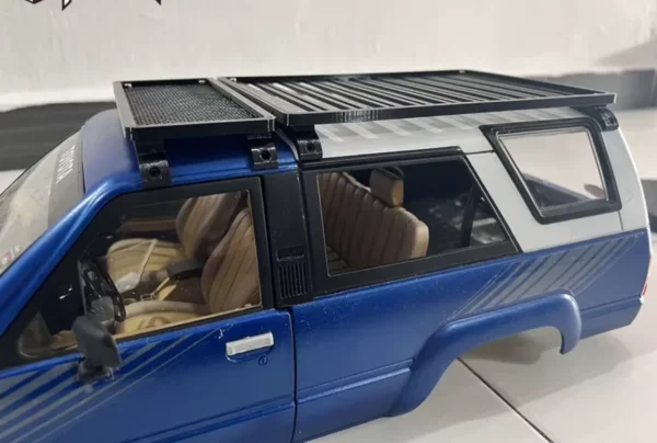 RC4WD 1985 Trail Finder 2 TF2 4Runner Hard Body Roof luggage rack and folding tent (shell) - Image 5