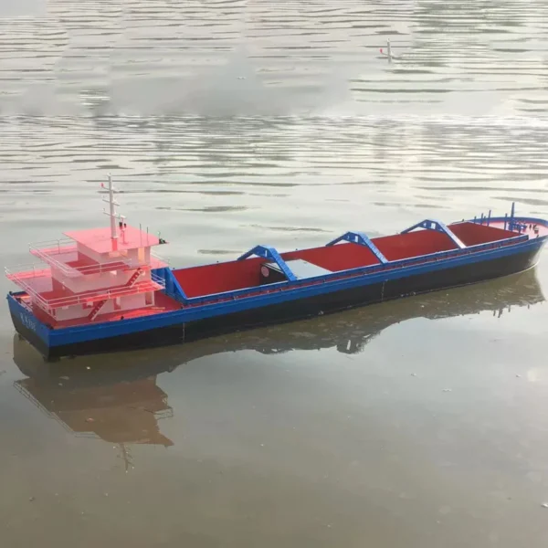Wooden Cargo ShipModel Kit DIY Hand assembled Ship Model Toy Gift Finished Cruise Ship Model Ornaments Bulb Bow Style Cargo Ship - Image 2