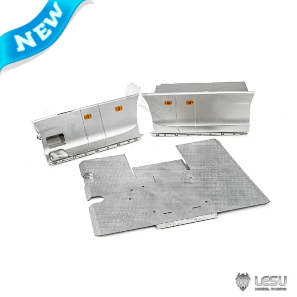 770S RC Truck 1/14 Side Skirts LED Side Bars Lights LESU For Tamiya 1/14 Rc 770S Tractor Truck Tipper Dumper Parts Accessories - Image 2