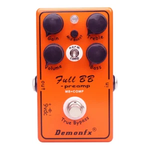 [FULLBB] Demonfx High quality Guitar Effect Pedal Wah Distortion Overdrive Delay Reverb Compressor Booster Pedal