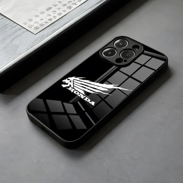 H Hondase Motorcycle Phone Case Glass For Cool IPhone 16 15 14 Pro Max 13 12 Mini 11 X XS XR 8 Plus For Samsung S 25 24 23 22 Co - Image 3