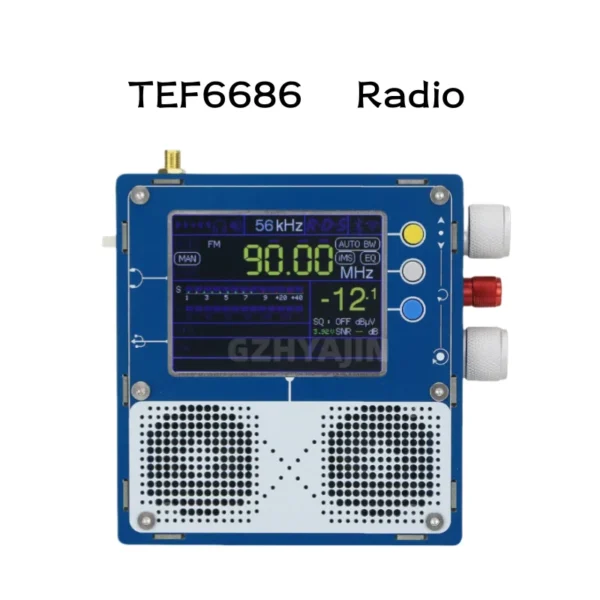 New TEF6686 Full Band Radio FM Full band DSP highly sensitive receiver Plus 5.0 LNA - Image 2
