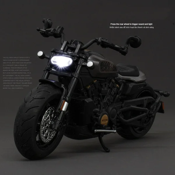 1:12 Alloy Harley Davidson Sportster S Racing Motorcycle Model Diecast Street Sports Motorcycle Model Kids Toy Gift - Image 6